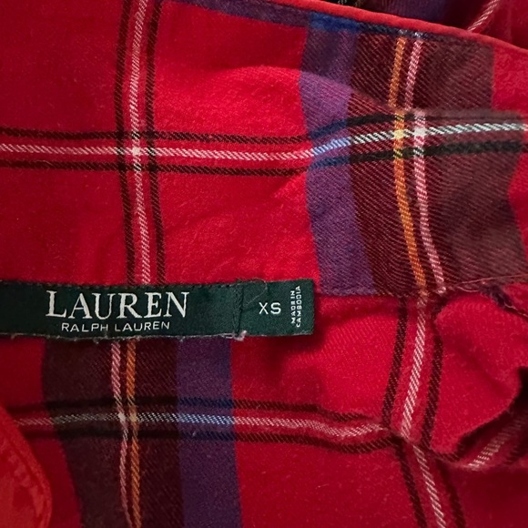 Classic Plaid Button-Down Pajama Shirt - Picture 2 of 6